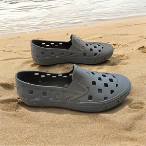 Vans Men's Gray Slip-On Shoes